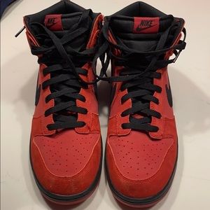 Like new Nike dunk high tops